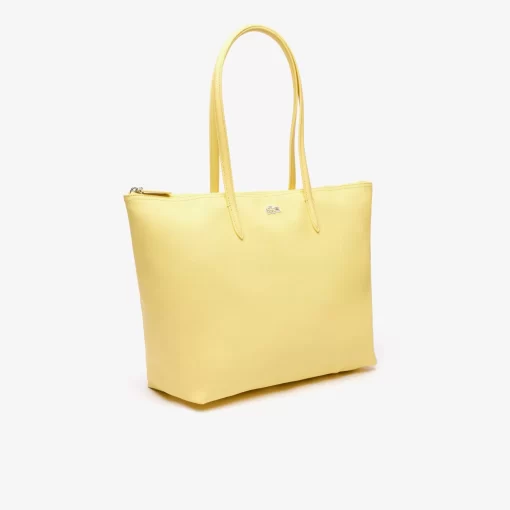 Lacoste Taschen>Damen L.12.12 Concept Tote Bag Mit Reisverschluss Popcorn M35