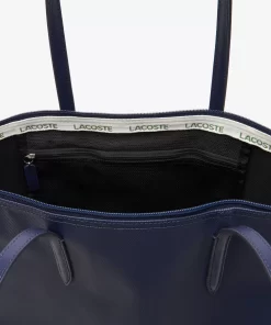 Lacoste Taschen>Damen L.12.12 Concept Tote Bag Mit Reisverschluss Eclipse 141