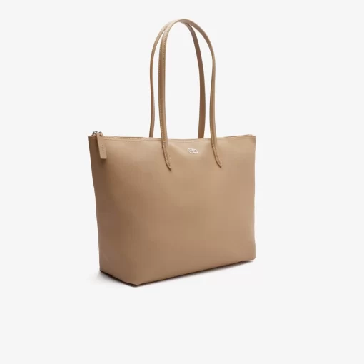 Lacoste Taschen>Damen L.12.12 Concept Tote Bag Mit Reisverschluss Viennois C87