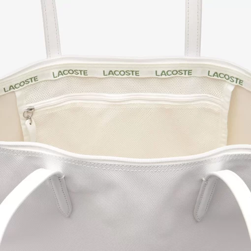 Lacoste Taschen>Damen L.12.12 Concept Tote Bag Mit Reisverschluss Bright White 001