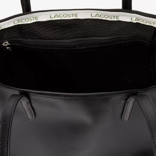 Lacoste Taschen>Damen L.12.12 Concept Tote Bag Mit Reisverschluss Black 000