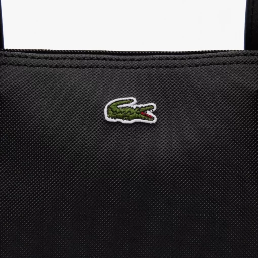 Lacoste Taschen>Damen L.12.12 Concept Tote Bag Mit Reisverschluss Black 000