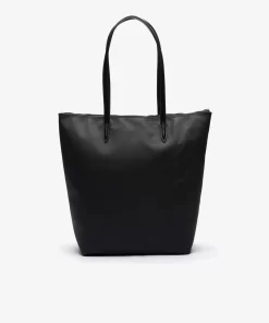 Lacoste Taschen>Damen L.12.12 Concept Vertikale Tote Bag Mit Reisverschluss Black 000