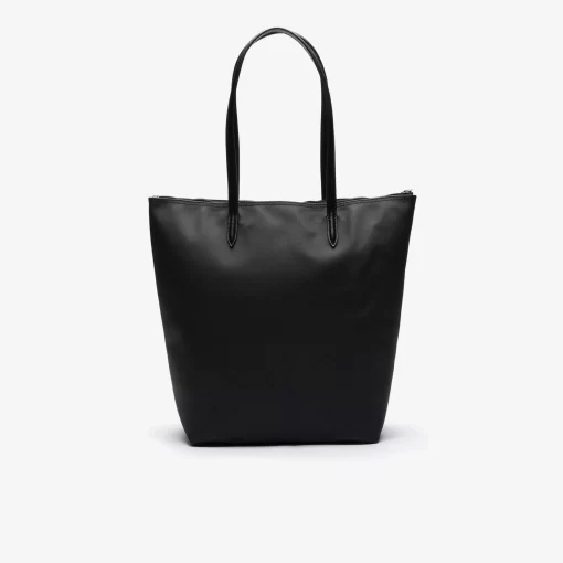 Lacoste Taschen>Damen L.12.12 Concept Vertikale Tote Bag Mit Reisverschluss Black 000