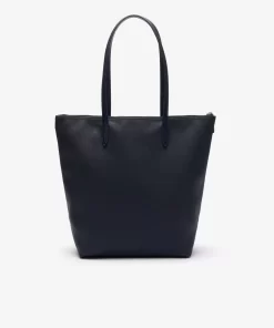 Lacoste Taschen>Damen L.12.12 Concept Vertikale Tote Bag Mit Reisverschluss Eclipse 141