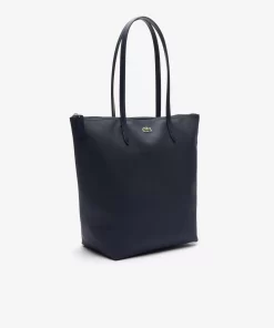 Lacoste Taschen>Damen L.12.12 Concept Vertikale Tote Bag Mit Reisverschluss Eclipse 141