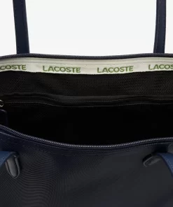 Lacoste Taschen>Damen L.12.12 Concept Vertikale Tote Bag Mit Reisverschluss Eclipse 141