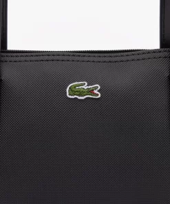 Lacoste Taschen>Damen L.12.12 Concept Vertikale Tote Bag Mit Reisverschluss Black 000