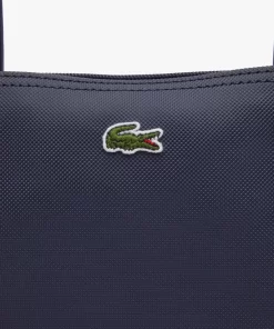 Lacoste Taschen>Damen L.12.12 Concept Vertikale Tote Bag Mit Reisverschluss Eclipse 141