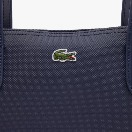 Lacoste Taschen>Damen L.12.12 Concept Vertikale Tote Bag Mit Reisverschluss Eclipse 141