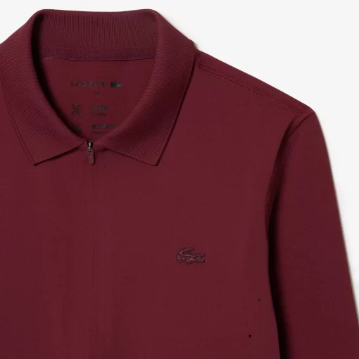 Lacoste Poloshirts>Damen Body Aus Recyceltem Polyamid Burgunder Yup