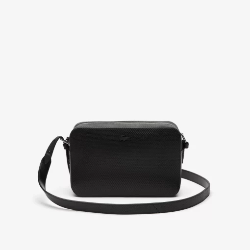 Lacoste Crossbody Taschen>Damen Chantaco Portemonnaie Aus Kalbsleder Black 000