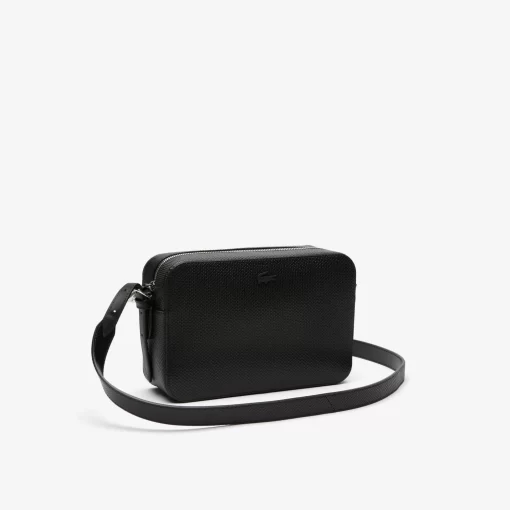 Lacoste Crossbody Taschen>Damen Chantaco Portemonnaie Aus Kalbsleder Black 000