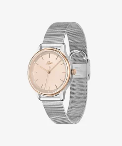 Lacoste Uhren>Damen Club Armbanduhr Aus Edelstahl Silber 000