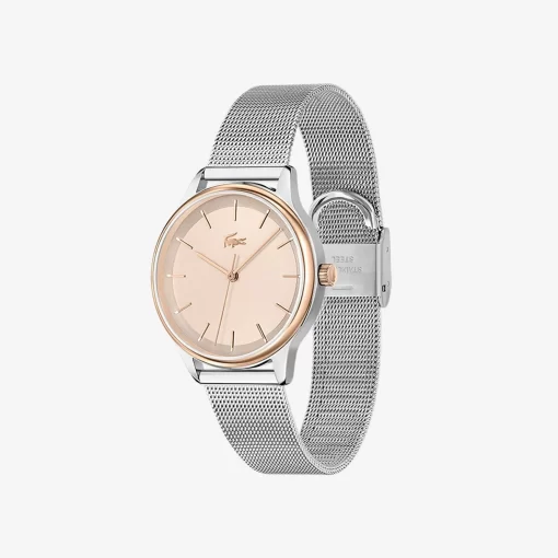 Lacoste Uhren>Damen Club Armbanduhr Aus Edelstahl Silber 000