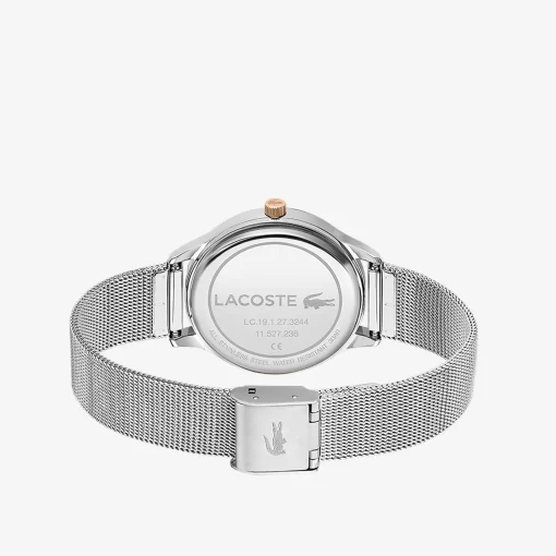 Lacoste Uhren>Damen Club Armbanduhr Aus Edelstahl Silber 000