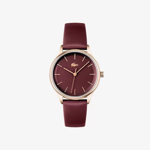 Lacoste Uhren>Damen Club Armbanduhr Aus Leder Rot 000