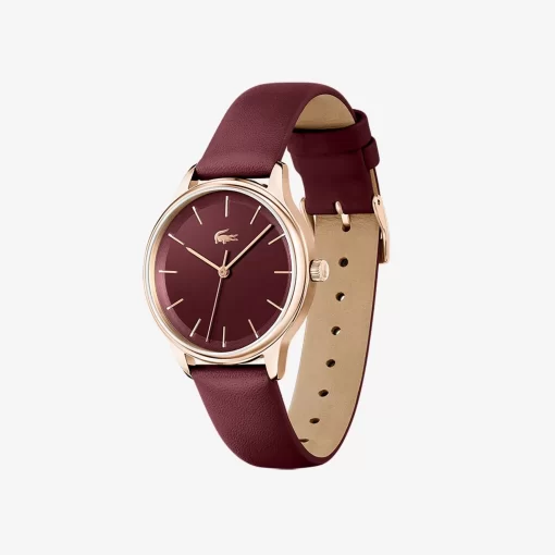 Lacoste Uhren>Damen Club Armbanduhr Aus Leder Rot 000