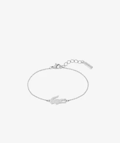 Lacoste Schmuck>Damen Crocodile Armband Silver 045