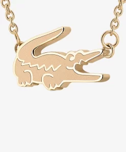 Lacoste Schmuck>Damen Crocodile Halskette Rose Gold 757