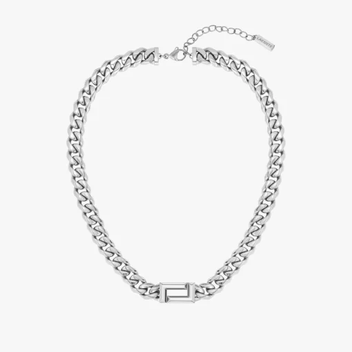 Lacoste Schmuck>Damen Fundament Halskette Silver 045