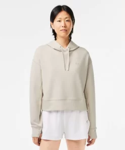 Lacoste Sweatshirts>Damen Jogger Kapuzen-Sweatshirt Grau Buq