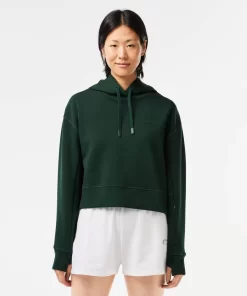 Lacoste Sweatshirts>Damen Jogger Kapuzen-Sweatshirt Sinople Grun Yzp