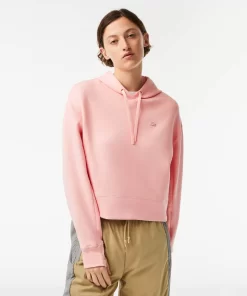 Lacoste Sweatshirts>Damen Jogger Kapuzen-Sweatshirt Wasserlilie Rosa Kf9