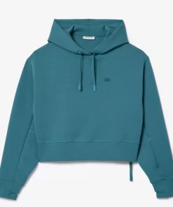 Lacoste Sweatshirts>Damen Jogger Kapuzen-Sweatshirt Blau Iy4