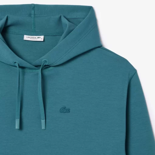 Lacoste Sweatshirts>Damen Jogger Kapuzen-Sweatshirt Blau Iy4