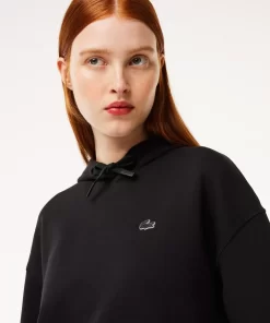 Lacoste Sweatshirts>Damen Jogger Kapuzen-Sweatshirt Schwarz 031