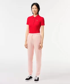 Lacoste Hosen & Shorts>Damen Jogger Trainingshose Aus Ungerautem Fleece Rosa Sfi