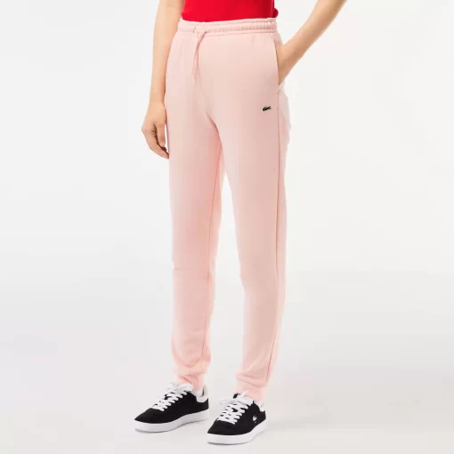 Lacoste Hosen & Shorts>Damen Jogger Trainingshose Aus Ungerautem Fleece Rosa Sfi