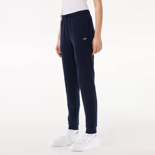 Lacoste Hosen & Shorts>Damen Jogger Trainingshose Aus Ungerautem Fleece Navy Blau 166