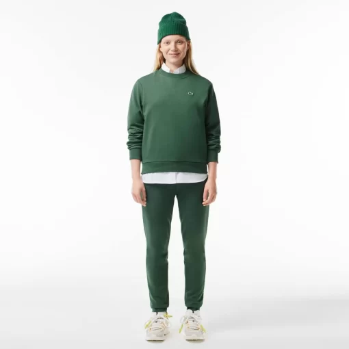 Lacoste Hosen & Shorts>Damen Jogger Trainingshose Aus Ungerautem Fleece Dunkelgrun Smi