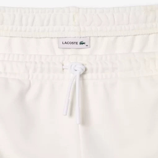 Lacoste Hosen & Shorts>Damen Jogger Trainingshose Aus Ungerautem Fleece Weis 70V