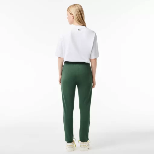 Lacoste Hosen & Shorts>Damen Jogger Trainingshose Aus Ungerautem Fleece Dunkelgrun Smi