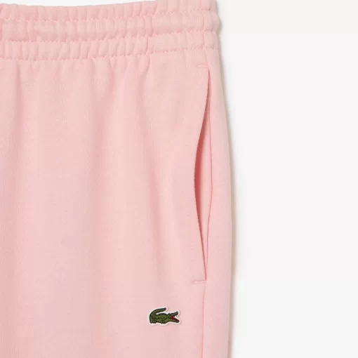 Lacoste Hosen & Shorts>Damen Jogger Trainingshose Aus Ungerautem Fleece Wasserlilie Rosa Kf9