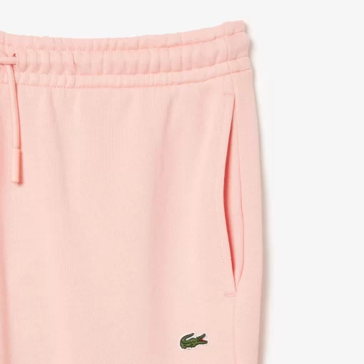 Lacoste Hosen & Shorts>Damen Jogger Trainingshose Aus Ungerautem Fleece Rosa Sfi