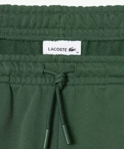 Lacoste Hosen & Shorts>Damen Jogger Trainingshose Aus Ungerautem Fleece Dunkelgrun Smi