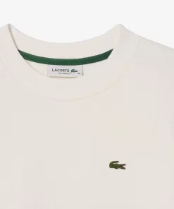 Lacoste Sweatshirts>Damen Jogger-Sweatshirt Aus Ungerautem Fleece Weis 70V