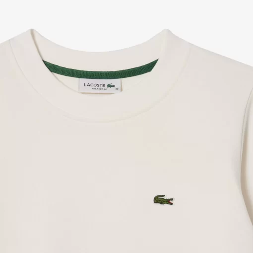 Lacoste Sweatshirts>Damen Jogger-Sweatshirt Aus Ungerautem Fleece Weis 70V