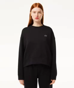 Lacoste Sweatshirts>Damen Jogger-Sweatshirt Mit Aufdruck Hinten Schwarz 031