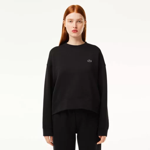 Lacoste Sweatshirts>Damen Jogger-Sweatshirt Mit Aufdruck Hinten Schwarz 031