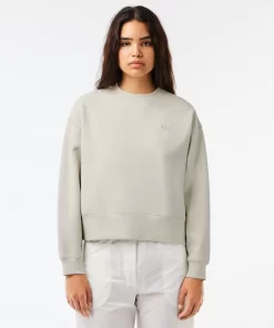 Lacoste Sweatshirts>Damen Jogger-Sweatshirt Mit Aufdruck Hinten Grau Buq