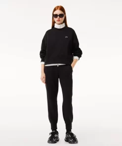 Lacoste Sweatshirts>Damen Jogger-Sweatshirt Mit Aufdruck Hinten Schwarz 031