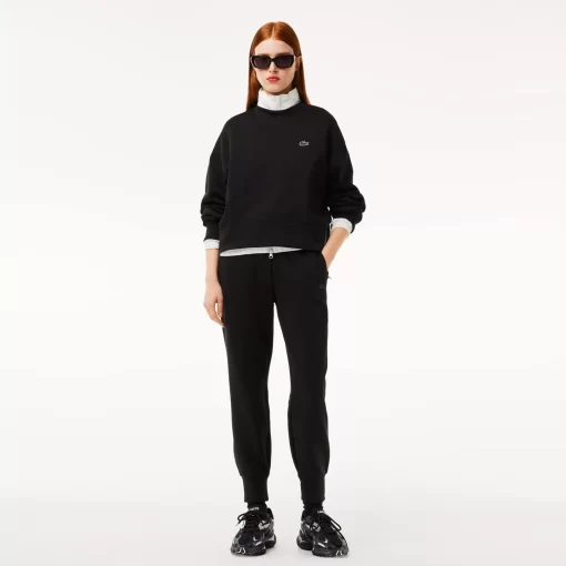 Lacoste Sweatshirts>Damen Jogger-Sweatshirt Mit Aufdruck Hinten Schwarz 031