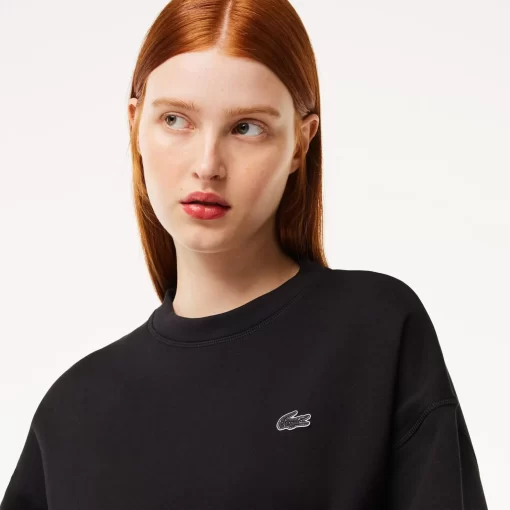 Lacoste Sweatshirts>Damen Jogger-Sweatshirt Mit Aufdruck Hinten Schwarz 031