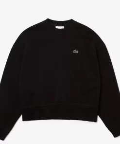 Lacoste Sweatshirts>Damen Jogger-Sweatshirt Mit Aufdruck Hinten Schwarz 031