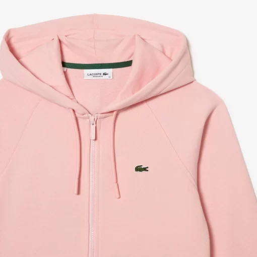 Lacoste Sweatshirts>Damen Jogger-Sweatshirt Mit Kapuze Aus Bio-Fleece Rosa Sfi